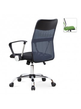 Καρέκλα γραφείου Franco Megapap με ύφασμα Mesh χρώμα γκρι - μαύρο 59x57x95/105εκ. 0223109