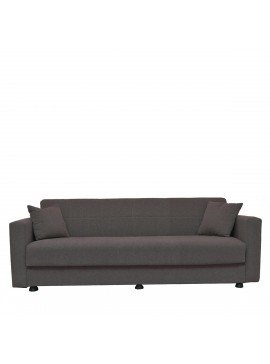 Καναπές Κρεβάτι AMETHYST Τριθέσιος Σκούρο Γκρι 214x78x78cm Arte-14210135