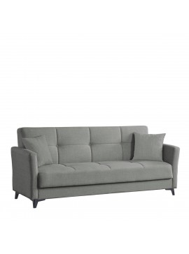 Καναπές Κρεβάτι Τριθέσιος ArteLibre JAVIER 3S Γκρι 210x84x86cm