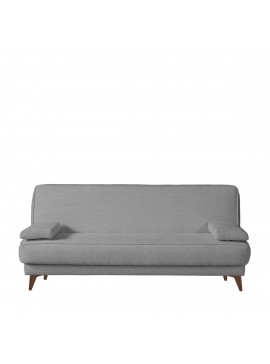 Καναπές Κρεβάτι Τριθέσιος LEO Ανοιχτό Γκρι 195x82x90cm Arte-14210234