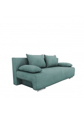 Καναπές Κρεβάτι Τριθέσιος GEORGIA Τιρκουάζ 194x93x72cm Arte-14560012