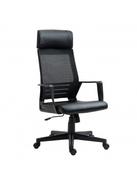 Καρέκλα Γραφείου Gaming ATHY Μαύρο PVC/Mesh 62x52x115-120cm Arte-14730016