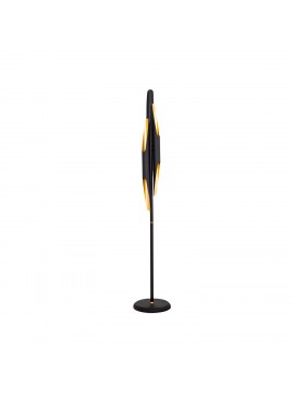 Φωτιστικό Δαπέδου RANKY Πολύφωτο Μαύρο Μέταλλο/Αλουμίνιο 20x175cm Arte-14830011