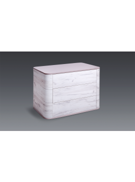 Τουαλέτα 3 συρτάρια AURA 100x60x80 DIOMMI 45-726