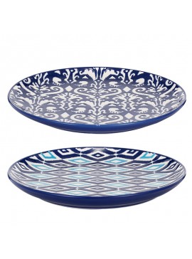 Artekko Glaik Πιάτο Πορσελάνης Σετ/2 (19x16x2)cm Artekko AV0255