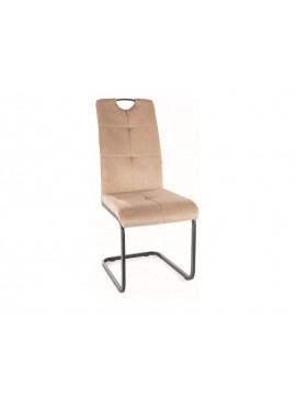 KRZESŁO AXO VELVET CZARNY STELAŻ/BEŻ BLUVEL 28 DIOMMI-80-2642