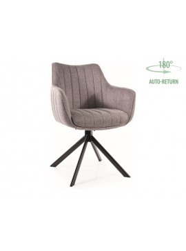 KRZESŁO AZALIA BREGO CZARNY STELAŻ / SZARY 07 DIOMMI-80-3235