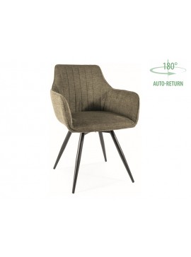 KRZESŁO BALLO BREGO STELAŻ CZARNY / OLIWKA 77 DIOMMI-80-3255