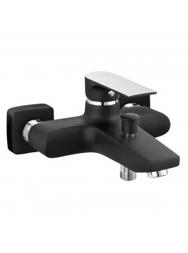 KARAG  ALGEO SQUARE Μπαταρία λουτρού ALGEO SQUARE Black BAQ1BLC FERRO KARAG-5902194979085