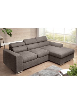 Insi  Bari Γωνιακός καναπές κρεβάτι με αποθηκευτικό χώρο 245x173εκ Σταχτί Δεξιά Γωνία   0011.NV09ASDX 