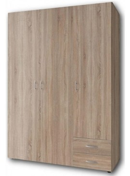 Lh-homefurniture Ντουλάπα  Α_Base  Φυσικό με συρτάρια 120x177x52cm A_BASE_3d_Son