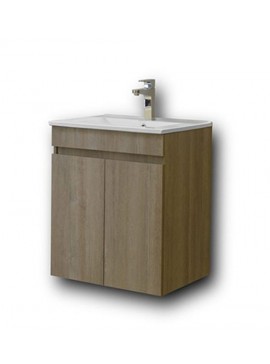 Πάγκος OMEGA GREY OAK 55 3BOM055GON 51x44x60, Νιπτήρας 55x45  3BOM055GON