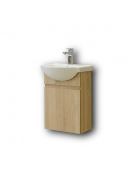 Πάγκος SIENA SONOMA 45 3BSI045SN0 45x44x83cm, Νιπτήρας 45x46cm  3BSI045SN0