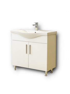 Πάγκος SIENA WHITE 90 3BSI090GL0 87x34x83cm, Νιπτήρα 90x46cm  3BSI090GL0