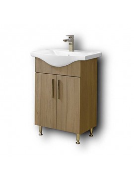 Πάγκος SIENA HARMONY NEW 55 3BSI055HN0 51x34x83cm, Νιπτήρας 55x46cm  3BSI055HN0