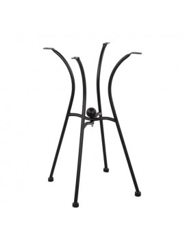 ΒΑΣΗ ΜΕΤΑΛΛΙΚΗ HM466 4NYXH ΣΕ ΜΑΥΡΟ ΧΡΩΜΑ 50x50 cm.