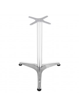 ΒΑΣΗ ΤΡΑΠΕΖΙΟΥ ΑΛΟΥΜΙΝΙΟΥ ΧΡΩΜΙΟΥ HM449.01 ΣΤΑΥΡΟΣ 29x29εκ- 54x54x68Υεκ.