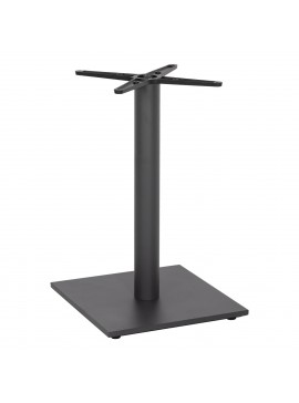 ΒΑΣΗ ΤΡΑΠΕΖΙΟΥ ΜΕΤΑΛΛΙΚΗ ΓΚΡΙ ΜΑΤ 46Χ46Χ72Yεκ. ΜΕ ΣΤΑΥΡΟ 46Χ46 ΚΑΙ ΡΕΓΟΥΛΑΤΟΡΟΥΣ HM438.20