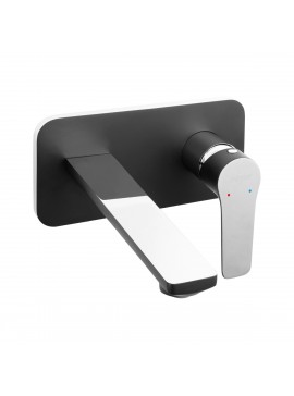 KARAG  ADORE Μπαταρία νιπτήρος εντοιχισμού Black/Chrome ADORE BDR3PABLC FERRO KARAG-5902194977180