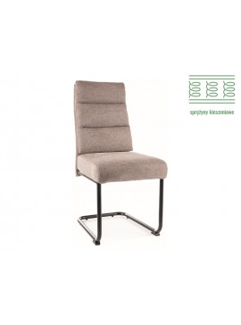 KRZESŁO BERRY BREGO CZARNY STELAŻ / BEŻ 34 DIOMMI-80-3220