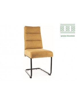 KRZESŁO BERRY BREGO CZARNY STELAŻ / CURRY 68 DIOMMI-80-3233