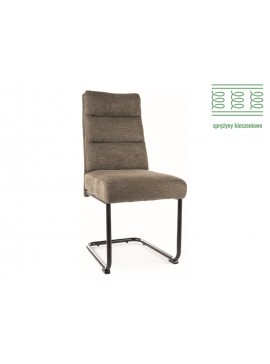 KRZESŁO BERRY BREGO CZARNY STELAŻ / OLIWKA77 DIOMMI-80-3221