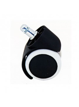 WOODWELL BF Ροδάκια Set 5-τεμ Μαύρα-Άσπρα Φ50mm ΑΡ,2