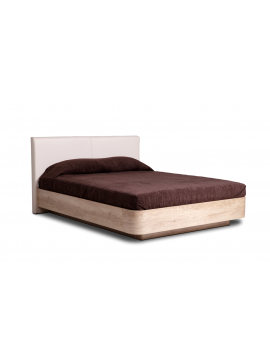 ΚΡΕΒΑΤΙ ξύλινο με δερμάτινη/ύφασμα BIANCA 180x200 DIOMMI 45-781