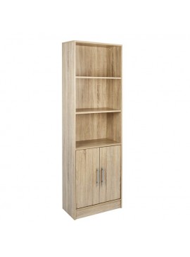 freebox ΒΙΒΛΙΟΘΗΚΗ ΜΕΛΑΜΙΝΗΣ ENSLEY FB92027.02 SONAMA 60X30X180 εκ.