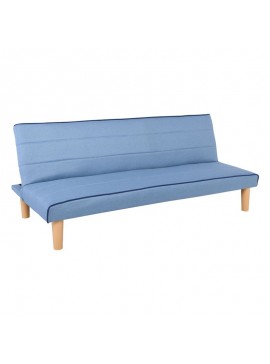 WOODWELL BIZ Καναπές - Κρεβάτι Σαλονιού Καθιστικού, Ύφασμα Ανοιχτό Μπλε 167x75x70cm /Κρεβάτι 167x87x32 Ε9438,4