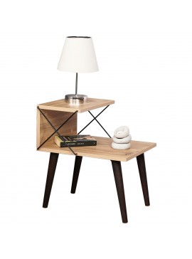 ΒΟΗΘΗΤΙΚΟ ΤΡΑΠΕΖΙ ΚΟΜΟΔΙΝΟ ΜΕΛΑΜΙΝΗΣ ΣΕ ΦΥΣΙΚΟ ΧΡΩΜΑ 50x40x55Υεκ.HM9434.01