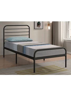 ŁÓŻKO BOLONIA 90X200 KOLOR CZARNY DIOMMI-80-3209