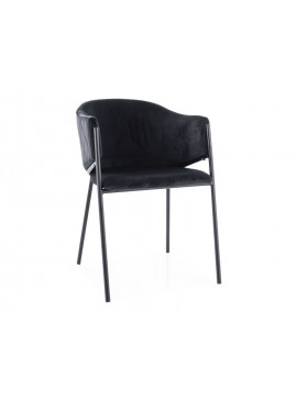 KRZESŁO BONO VELVET CZARNY STELAZ/CZARNY BLUVEL 19 DIOMMI-80-3531