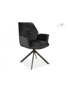 CHAIR BOOGIE II VELVET BLACK FRAME / BLACK BLUVEL 19 DIOMMI BOOGIEIIVCC DIOMMI-80-1571