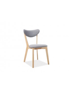 BRANDO CHAIR OAK/GRAY TAP. 130 DIOMMI BRANDODSZ DIOMMI-80-1560