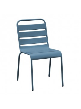 WOODWELL BRIO Καρέκλα-Pro Στοιβαζόμενη Μέταλλο Βαφή Sandy Blue 5415C 48x59x79cm Ε543,2