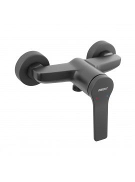 KARAG  STRATOS Μπαταρία ντους STRATOS Black BSC7BL FERRO KARAG-5902194978996