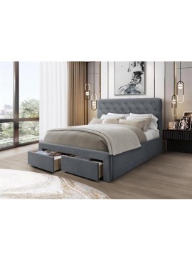 MARISOL 160 cm bed grey DIOMMI-60-28983