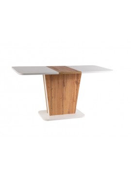 CALIPSO TABLE WHITE MAT / OAK WOTAN 110 (145) X68.6 IN DIOMMI CALIPSOBMDW110IN DIOMMI-80-1581