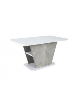 ŁAWA CALIPSO BIAŁY MAT / SZARY (EFEKT BETONU) 90X50 DIOMMI-80-3551