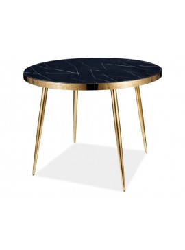 ΤΡΑΠΕΖΙ CALVIN ΜΑΥΡΟ ΜΑΡΜΑΡΟ EFFECT / GOLDEN FI 100 DIOMMI CALVINMAZL100 DIOMMI-80-1582