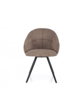 KRZESŁO CAPRI VARDO CZARNY STELAŻ / C.BEŻ 35 DIOMMI-80-3556