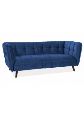 ΚΑΝΑΠΕ CASTELLO 3 VELVET NAVY BLUVEL 86 / WENGE DIOMMI CASTELLO3V86 DIOMMI-80-1815