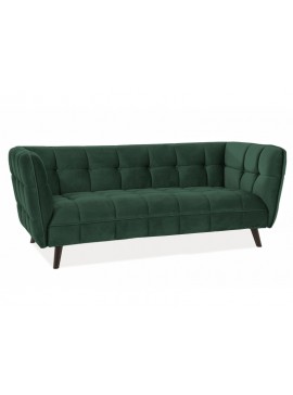 ΚΑΝΑΠΕ CASTELLO 3 VELVET GREEN BLUVEL 78 / WENGE DIOMMI CASTELLO3V78 DIOMMI-80-1634