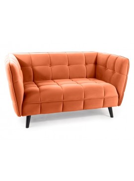 SOFA CASTELLO 2 VELVET CYNAMON BLUVEL 4215 / WENGE DIOMMI-80-2671