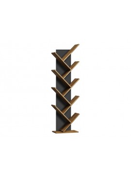 Βιβλιοθήκη NOEL WOTAN OAK + BLACK 155X45 DIOMMI NOELDWC DIOMMI-80-2175