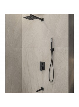 KARAG  DELOS Σετ μπαταρίας εντοιχισμού ντους DELOS Nero CFT205 KARAG KARAG-5206836019772