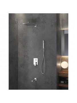 KARAG  DELOS Σετ μπαταρίας εντοιχισμού ντους DELOS Chrome CFT205 KARAG KARAG-5206836038513