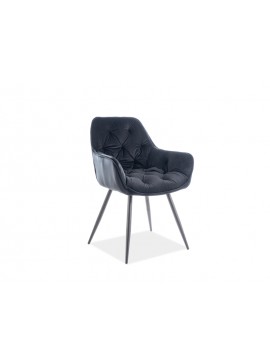 CHERRY VELVET CHAIR ΜΑΥΡΟ ΠΛΑΙΣΙΟ / BLUVEL BLACK 19 DIOMMI CHERRYVCC DIOMMI-80-1709