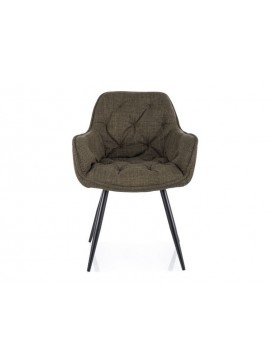 KRZESŁO CHERRY BJORN CZARNY STELAŻ/ OLIWKA 77 DIOMMI-80-3562